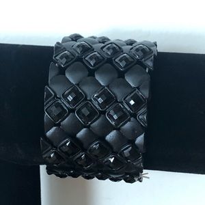 Metal black bracelet